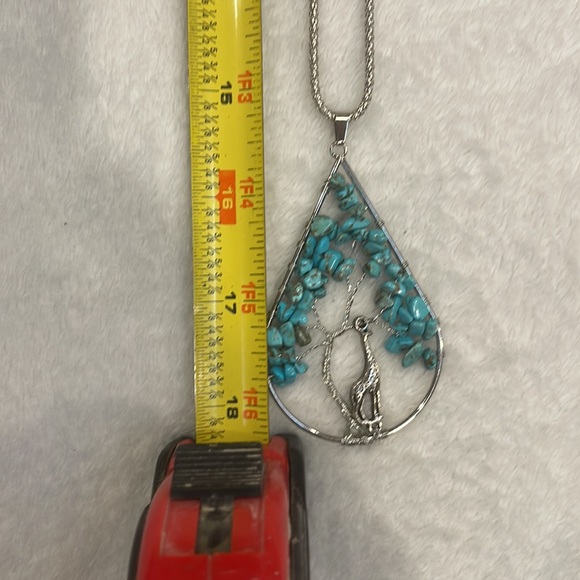 Long Turquoise Giraffe Necklace - Picture 5 of 5